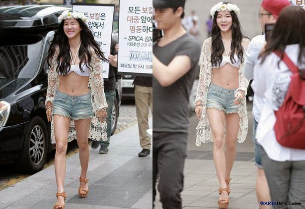 artis-cantik-korea-nekat-berbikini-di-jalan-umum