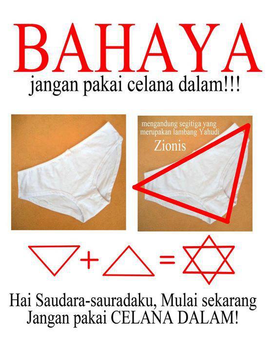 BAHAYA Pakai Celana Dalam!!!!