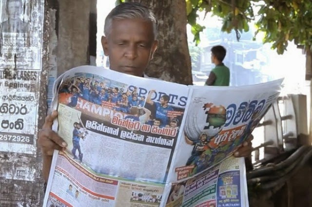 Koran di Sri lanka Di Cetak Khusus Dengan Tinta Pengusir Nyamuk