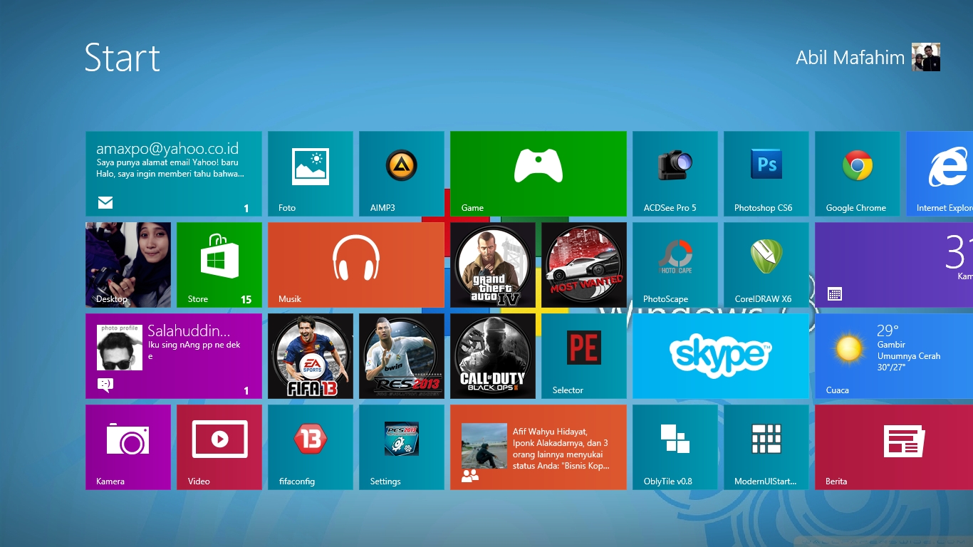 Nih gann!! Cara Ganti Icon Tile Windows 8 ( Win 8 User masukkk)