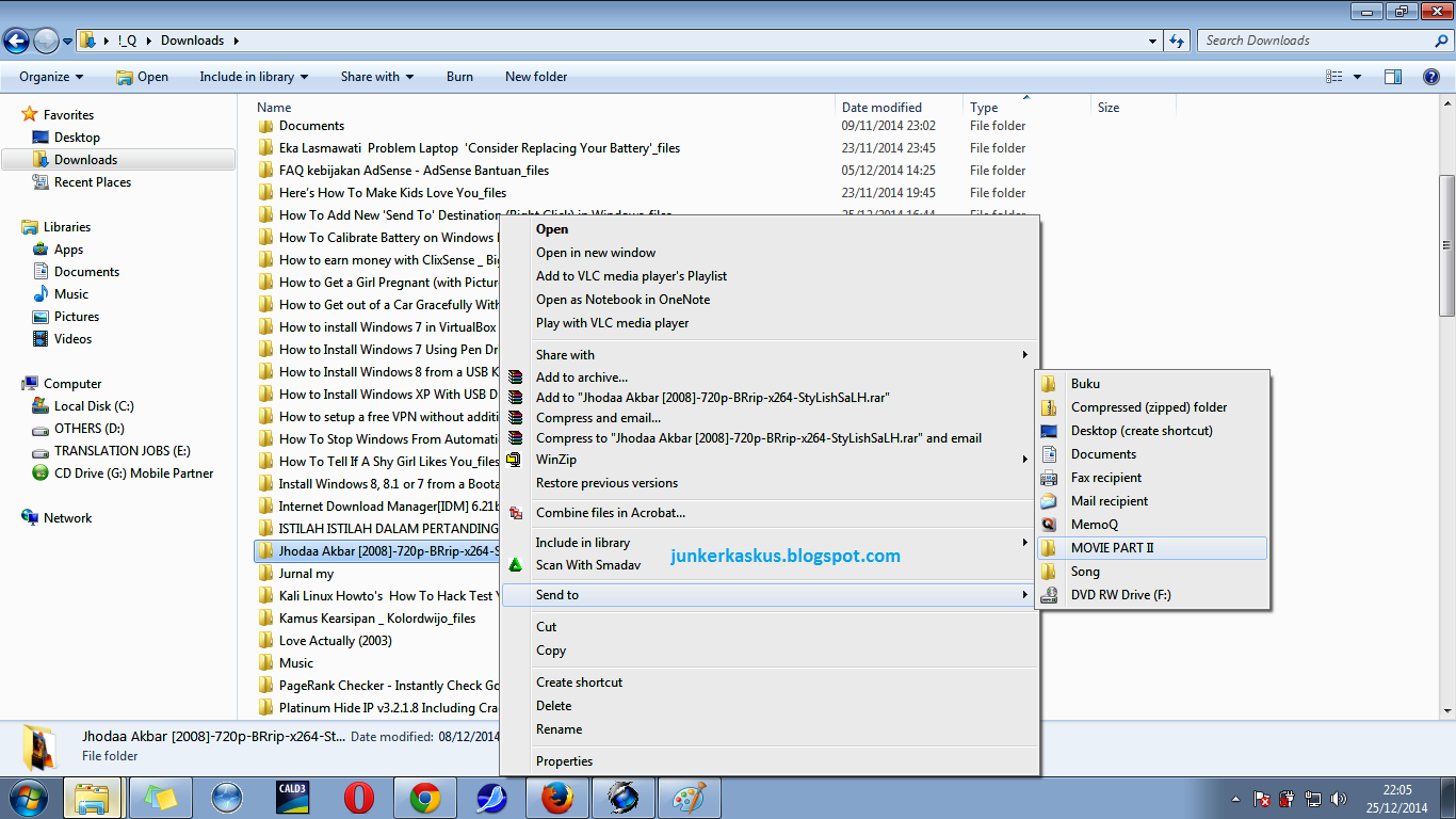 Cara Menambah Menu "Send To" di Windows
