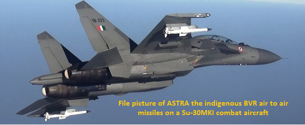 (Kabar Baik) Successful test for the Indian ASTRA BVR missile