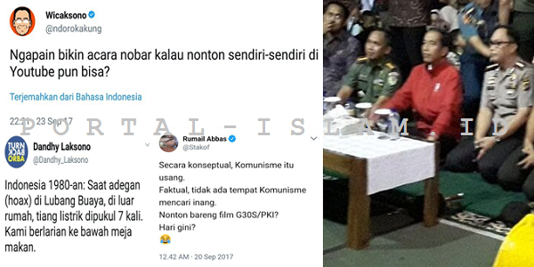 NASTAIK Sibuk Nyinyirin FILM NYA, JOKOWI MALAH ASYIK NOBAR BARENG PENASBUNG