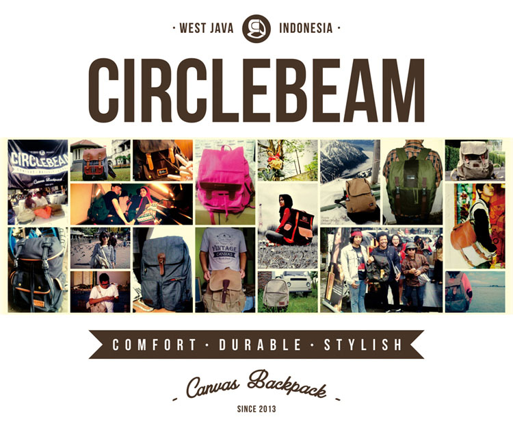 °°°°° CIRCLE BEAM ¦ Canvas Backpack ¦ Comfort, Durable & Stylish °°°°°