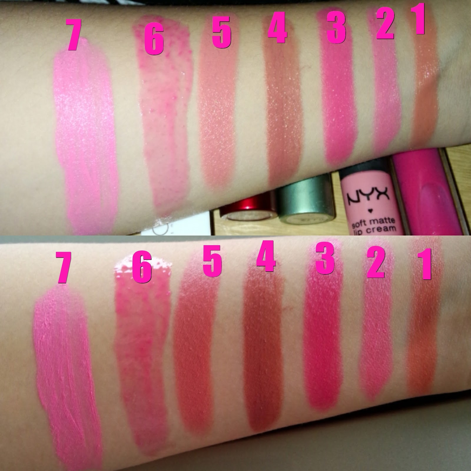 Review lipstik! Lipstick Haul! Zoya, Wardah, Fanbo, Nyx and Revlon Review+ Swaches