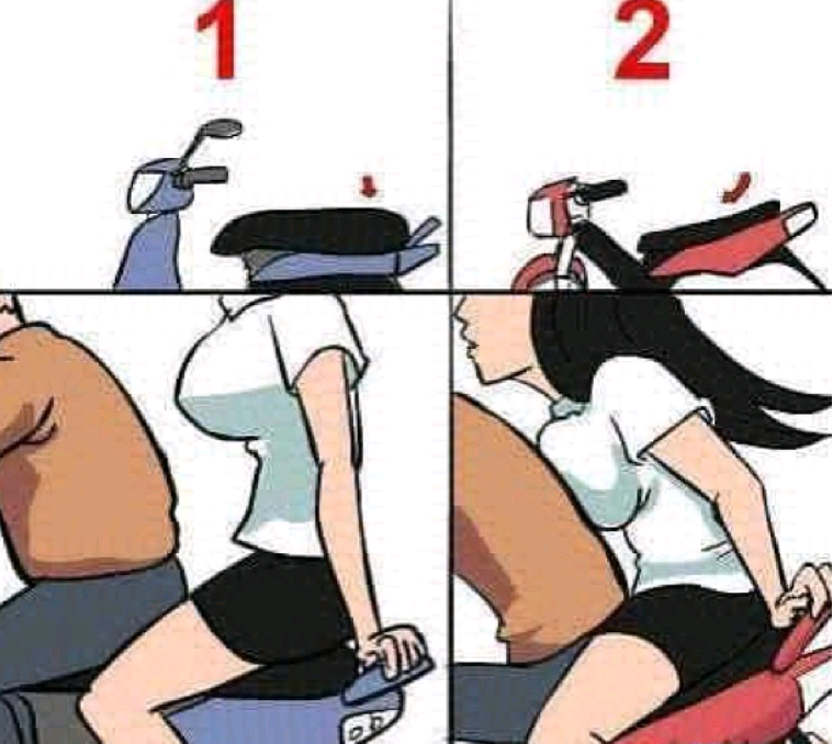 Gaya duduk boncengan di Motor (Agan yang mana ?)
