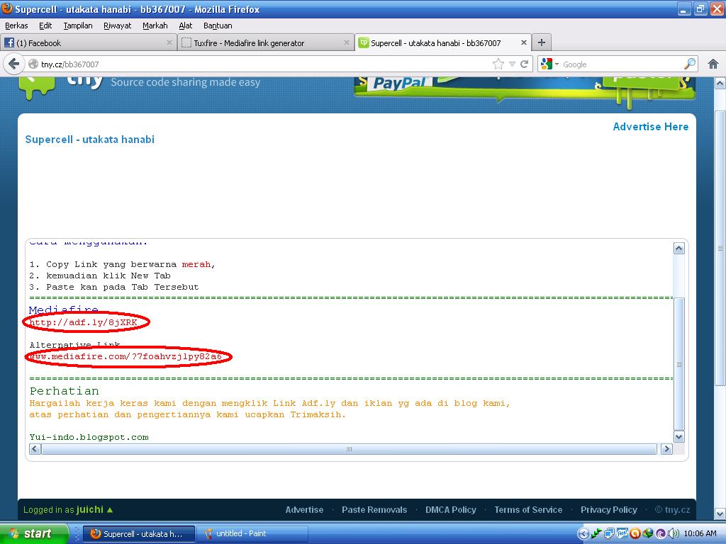 Cara Download File di Mediafire yang Terkena SUSPEND