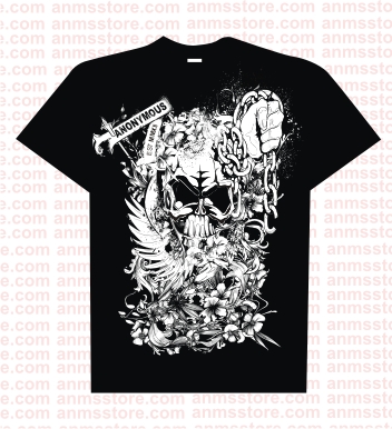 Kaos Anonymous Cloth Metal , Hardcore Punk pasti suka
