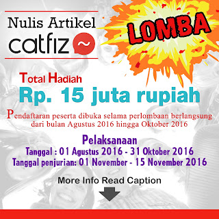 catfiz-messenger-lomba-nulis-artikel-periode-2016