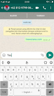 Cara Chats Whatsapp Tanpa menyimpan Nomor HP
