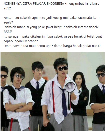 transformasi gaya seragam sekolah sma