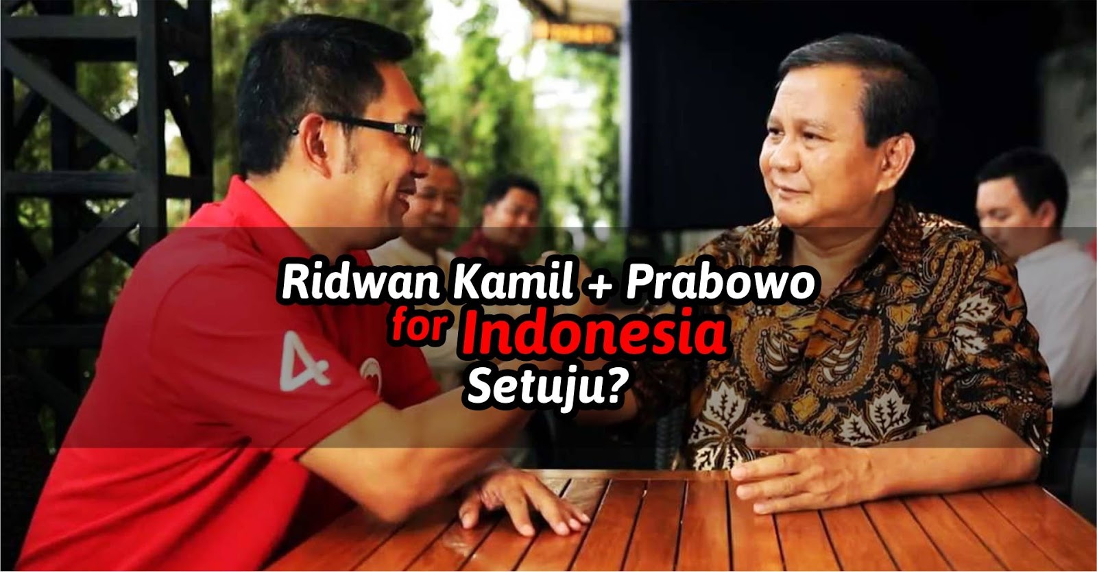 Gerindra: Ridwan Kamil Disiapkan Jadi Pasangan Prabowo buat 2019
