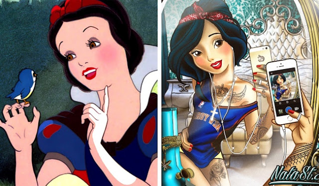 &#91;GATSUONE INFO&#93; Pict Ketika Princess Disney Berubah Jadi Bad Girl