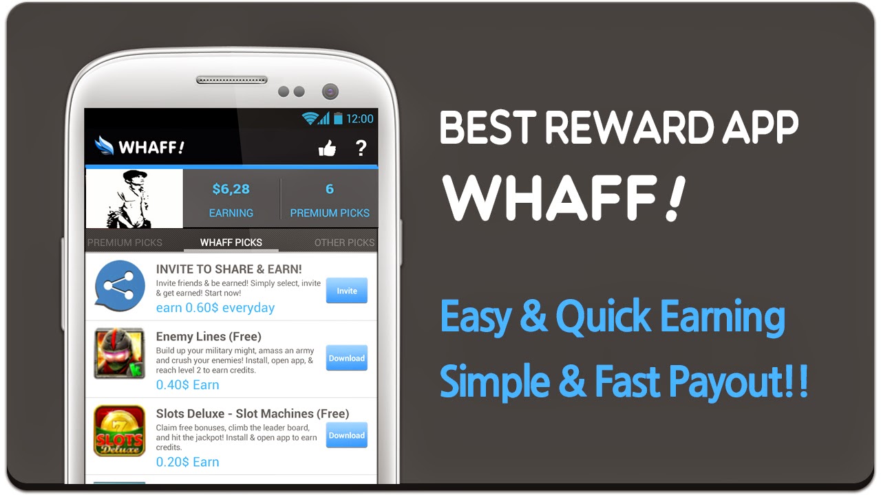 Cara Mudah Dapatkan Dollar dari Whaff dengan HP Android 