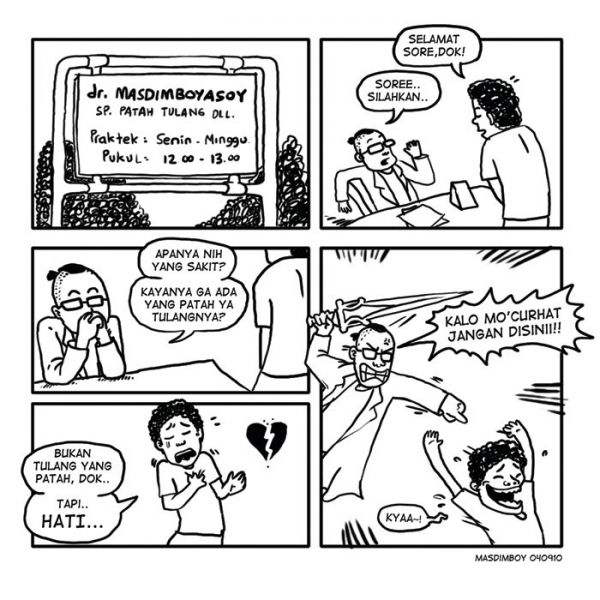 Kumpulan Komik Kocak , Jangan Ketawa Ya Gan