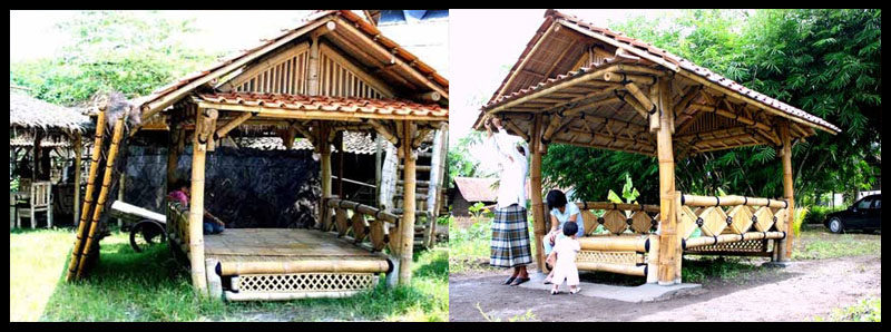Desain Rumah Bambu<br/>