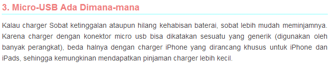 Androdi vs iOS, Kesimpulan Yang Mudah.