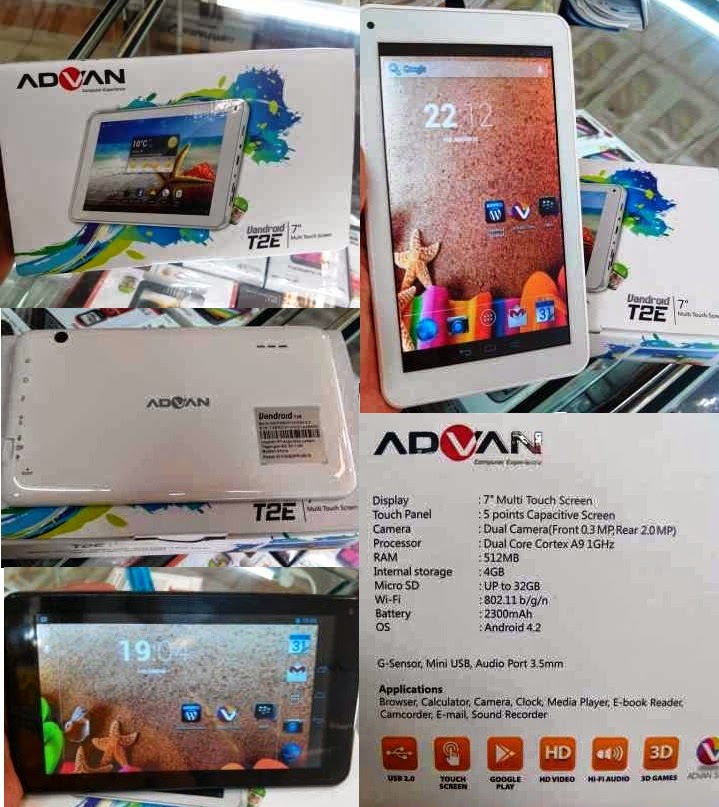 TABLET & SMARTPHONE ADVAN VANDROID MURAH MERIAH!!