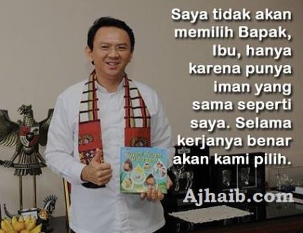 Keren! Berikut Kompilasi Kata-Kata Inspirasi Ahok yang Ceplas-Ceplos