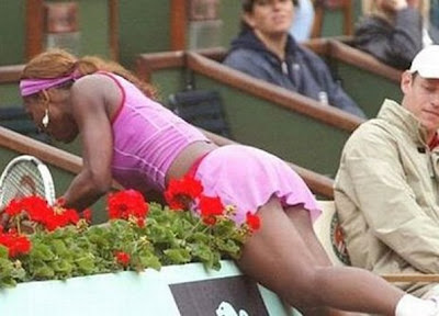 Foto - Foto lucu saat bermain tennis