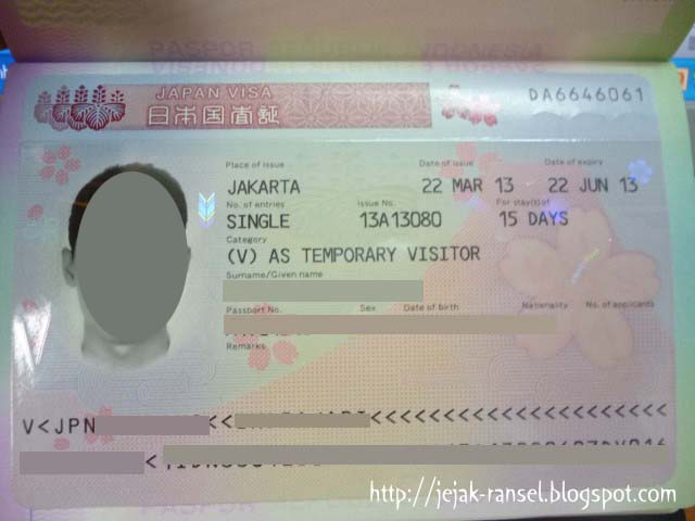3 Kegalauan Mengurus Visa Jepang....newbie harus baca :)