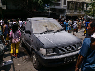 ledakan gas yang menguncang pasar muara karang 27 November 2012