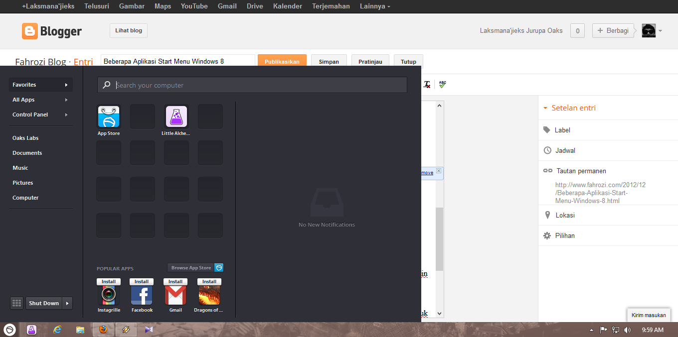 4 Menu Pengganti Untuk Windows 8