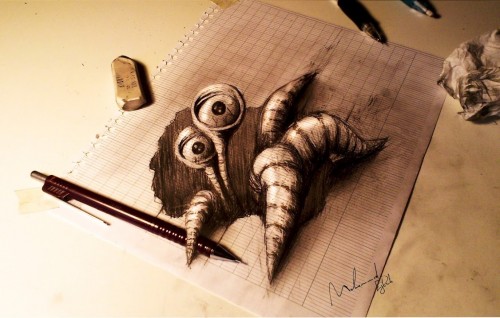 Sketch-Art 3D Yang Menakjubkan