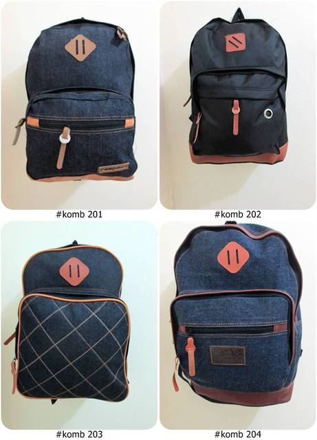 Pusat Ransel/Backpack/Tas/Slempang Lengkap Murah Cowo/Cewe(Denim,Kanvas)