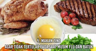 Makan 5 Jenis Makanan ini Agar tidak tertular pada saat musim flu dan batuk