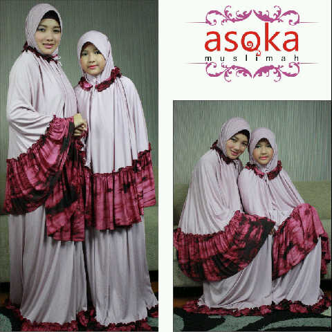 JUAL Mukena asoka pasangan ibu dan anak