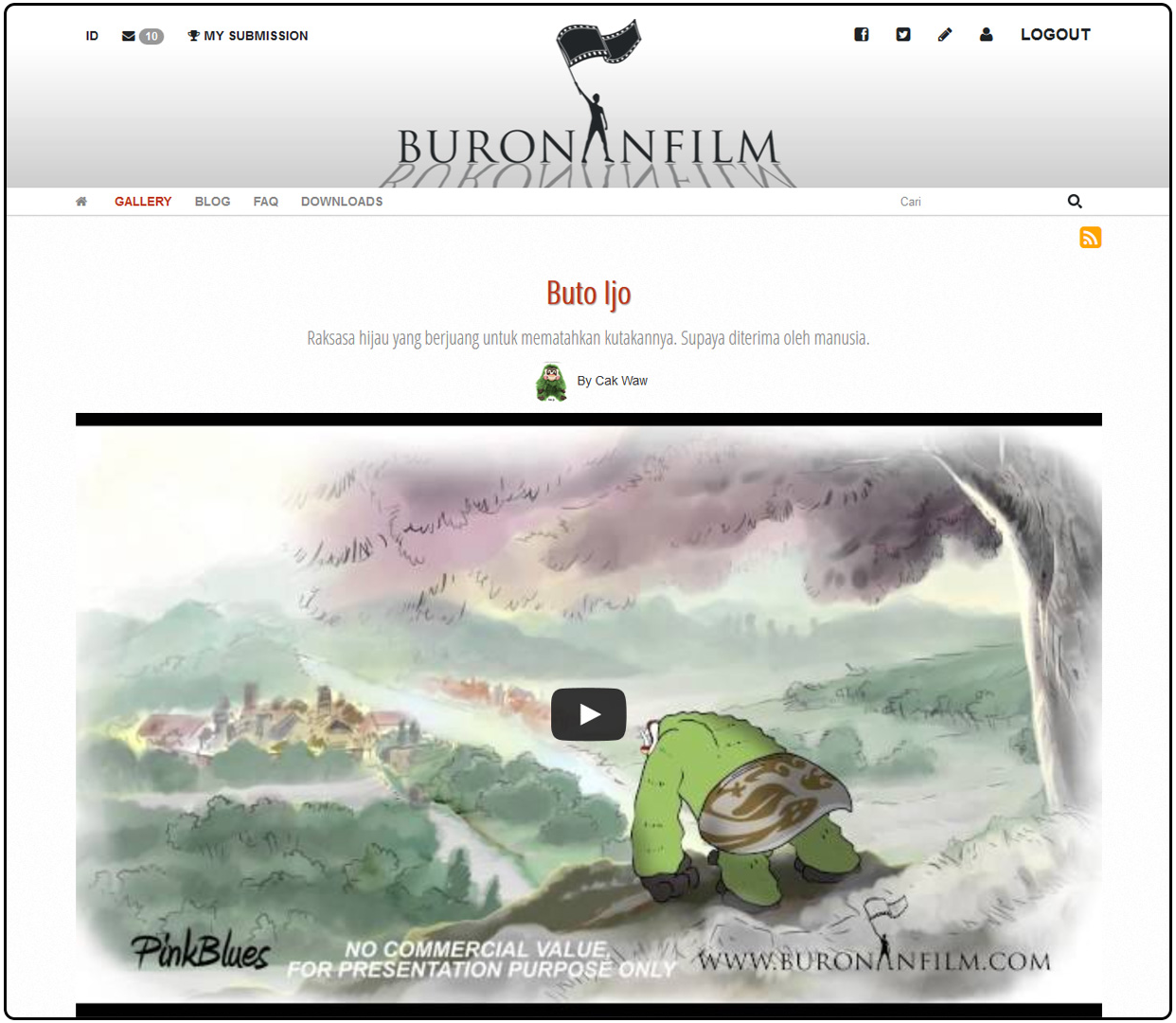  &#91;vote&#93; Buto Ijo at Buronan Film Fest