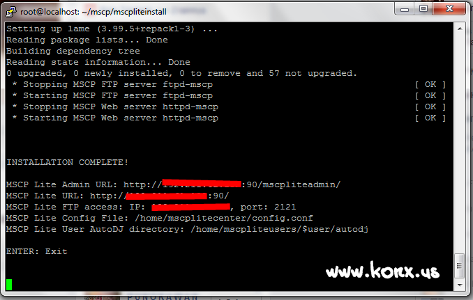 [SHARE] Cara Install "Media Server Control Panel" untuk Panel Radio