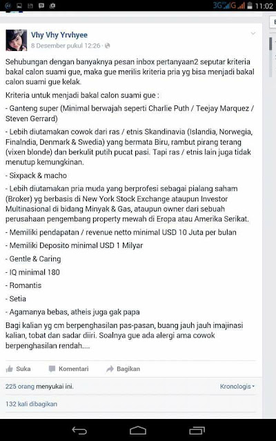 Nih Dia Akun Cewek &quot;Super Tajir&quot;, Kalau Bikin Status Bikin Netizen Gempar Maksimal.