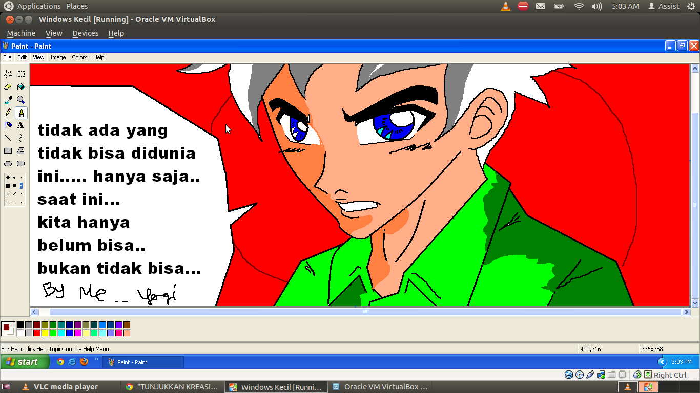 Ane Ajarin nih &quot;Membuat Karacter Sendiri &amp; Kata Mutiara&quot; by ms.Paint 