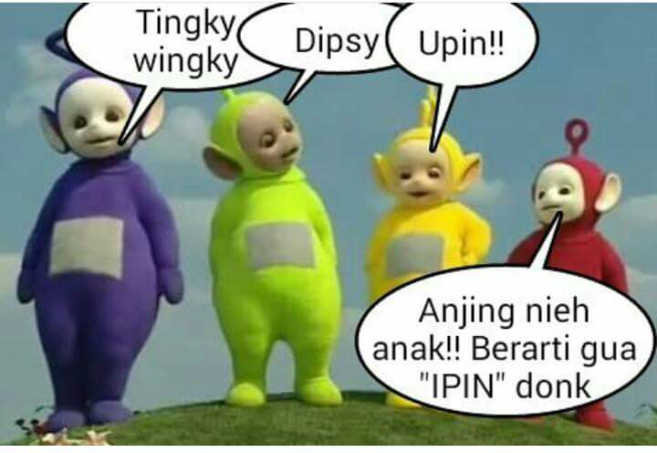 kumpulan meme TELETUBIES bikin agan NGAKAK 