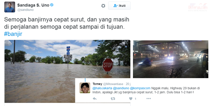 Anggaran Penanganan Banjir DKI Dikurangi Rp 400 Miliar