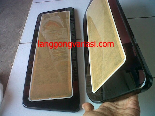 Terjual custom    cover plat nomor acrylic cembung dan datar