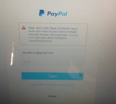 dwi sutiadi penipu paypal dengan modus jual saldo paypal. Seller PP Waspadalah