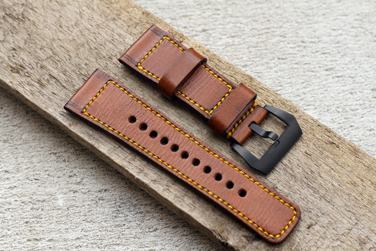 Handmade Watchstrap - Tali Arloji Kulit - Promo ! utk Panerai, Sevenfriday etc