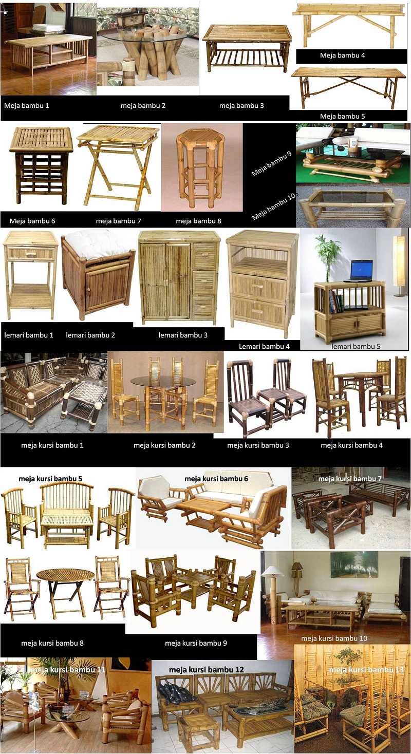 Gazebo/Saung/Gubuk, Rumah dan Perabot Bambu Murah Meriah dan siap kirim...!!!