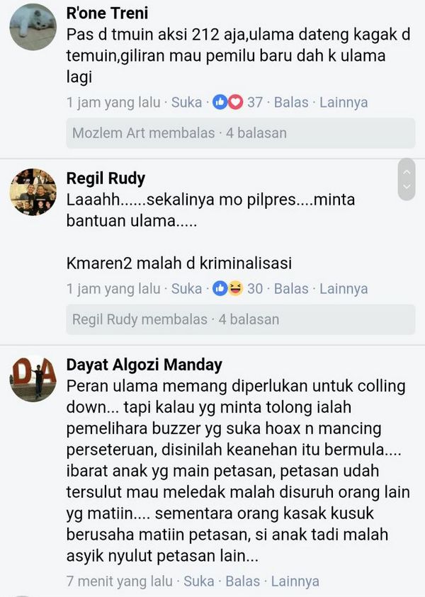 Jokowi Minta Bantuan Ulama Jawa Tengah, Ini Tanggapan Makjleb Warganet