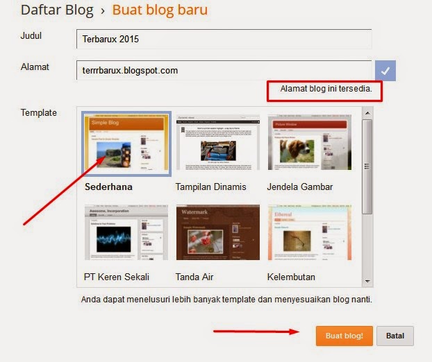 Cara Membuat Blogger yang Sukses dan Mudah, hanya 5 menit saja