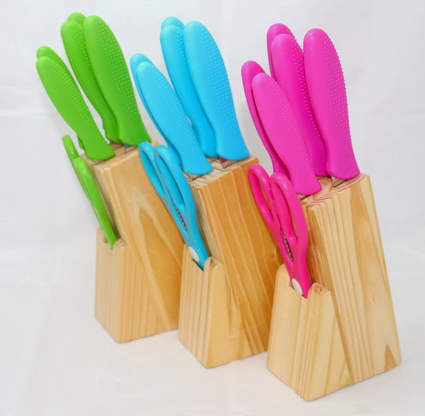 Pisau Set Oxone ox 961 , 1 set pisau dapur Lengkap Bahan Stainless Steel