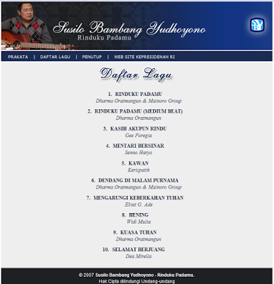 GENRE MUSIK / SENI YANG DISUKAI 7 PRESIDEN RI