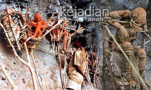 Ngeri!! Ritual Asap Mumi &quot;Suku Angga&quot; Di Papua Nugini