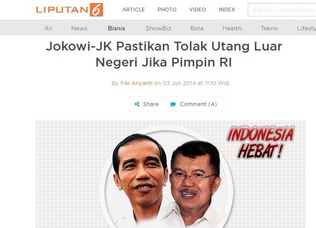 Utang Pemerintahan Jokowi Layak Masuk Rekor MURI 