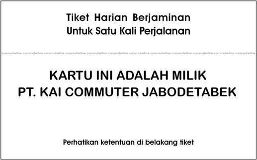 Rumitnya tiket kereta THB sekarang