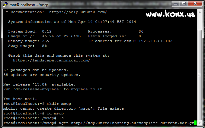 [SHARE] Cara Install "Media Server Control Panel" untuk Panel Radio