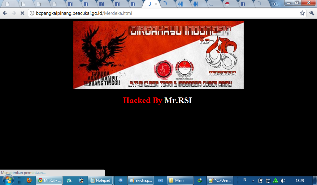 Hacker Juga Menyambut Kemerdekaan